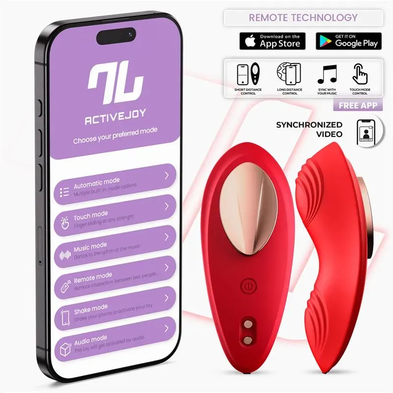 INTOYOU APP SERIES pikkuhousuvibraattori, punainen