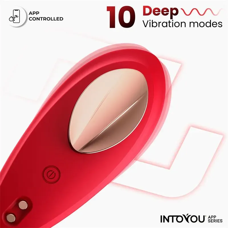 INTOYOU APP SERIES pikkuhousuvibraattori, punainen