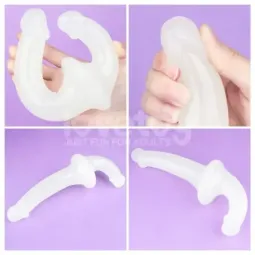 LOVETOY Lumino Play tupladildo, hohtava