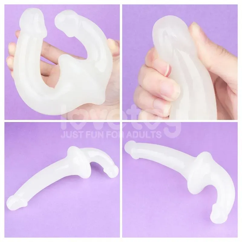 LOVETOY Lumino Play tupladildo, hohtava
