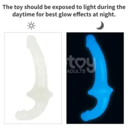 LOVETOY Lumino Play tupladildo, hohtava