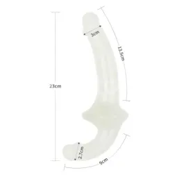 LOVETOY Lumino Play tupladildo, hohtava