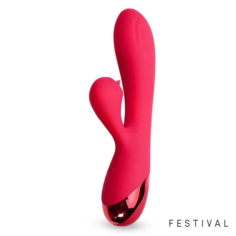 FESTIVAL Turna Vibe USB Red rabbit-vibraattori