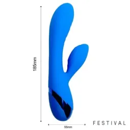 FESTIVAL Marna rabbit-vibraattori, sininen