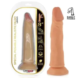 LIKETRUE Lenser taivutettava realistinen dildo