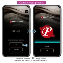 PRETTYLOVE Abner sovellusohjattava vibramuna