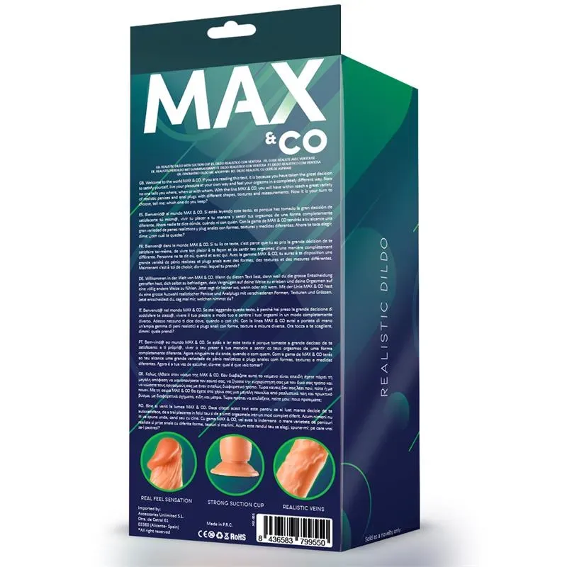 MAX & CO Chet realistinen dildo 23 cm