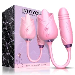Martinella Double Tongue Cliris Stimulator and Thrusting Egg