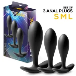 AFTERDARK Pimpox anaalitapit, 3 kpl setti