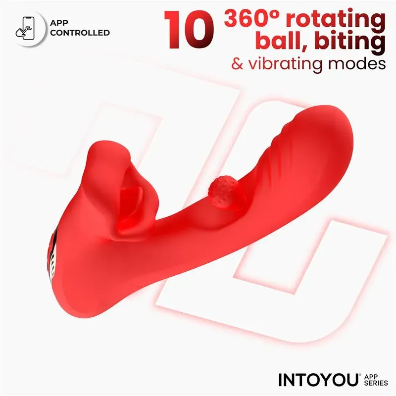 INTOYOU Franky vibraattori sovelluksella | Pyörivä