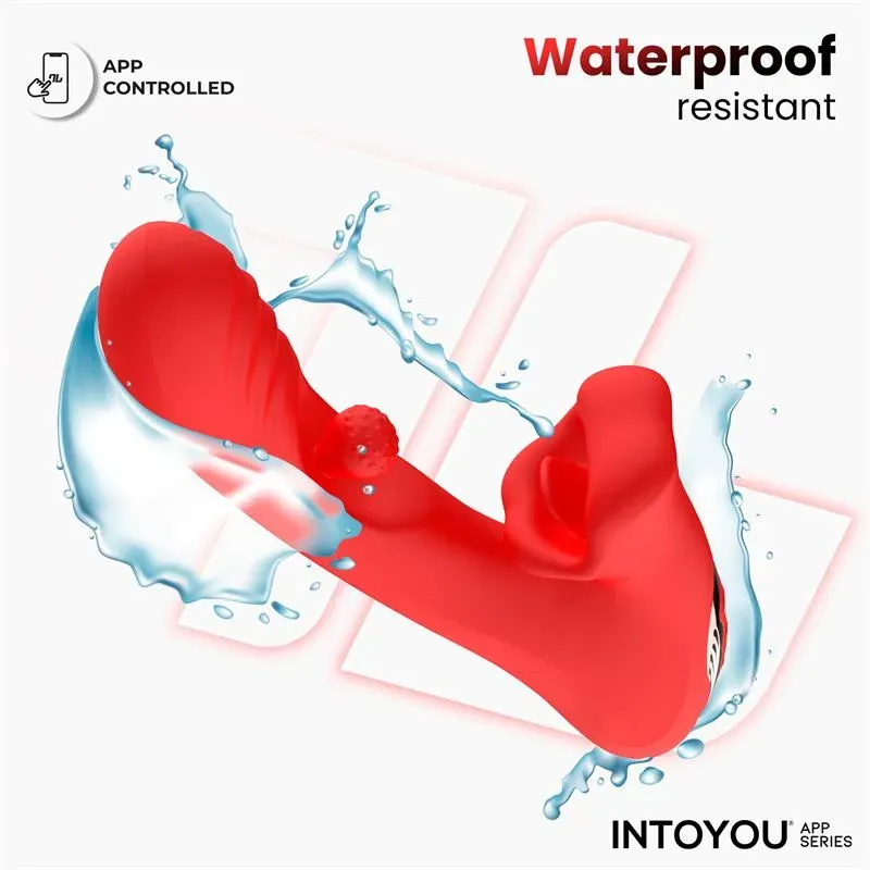 INTOYOU Franky vibraattori sovelluksella | Pyörivä