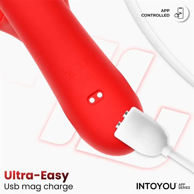 INTOYOU Franky vibraattori sovelluksella | Pyörivä