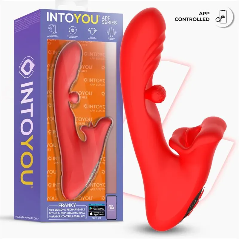 INTOYOU Franky vibraattori sovelluksella | Pyörivä