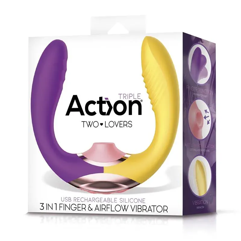 ACTION Two Lovers 3-in-1 vibraattori