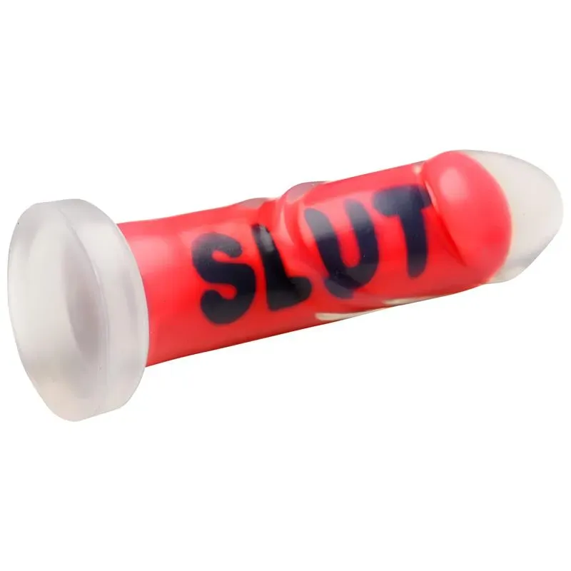 MASTER SERIES Dildo Slut silikonidildo imukupilla