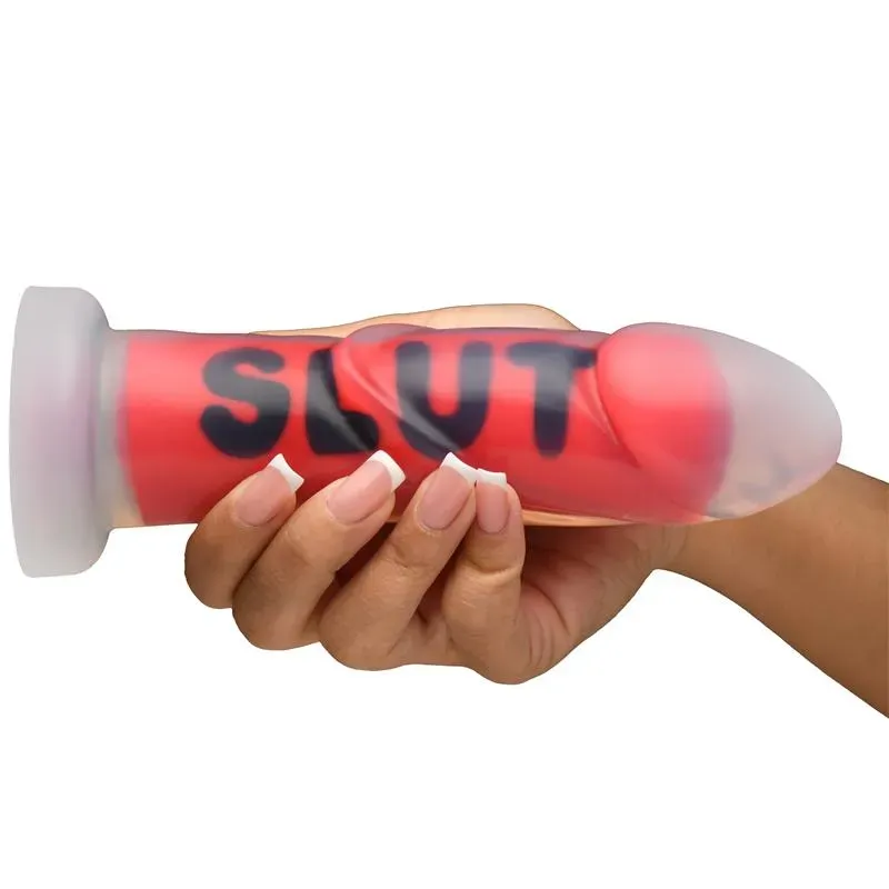 MASTER SERIES Dildo Slut silikonidildo imukupilla