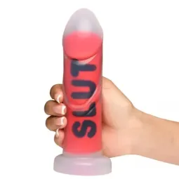 MASTER SERIES Dildo Slut silikonidildo imukupilla
