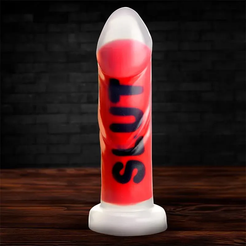 MASTER SERIES Dildo Slut silikonidildo imukupilla