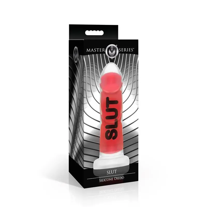 MASTER SERIES Dildo Slut silikonidildo imukupilla