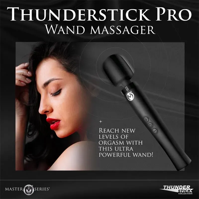 MASTER SERIES Thunderstick Pro wand-vibraattori