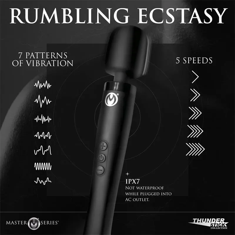 MASTER SERIES Thunderstick Pro wand-vibraattori