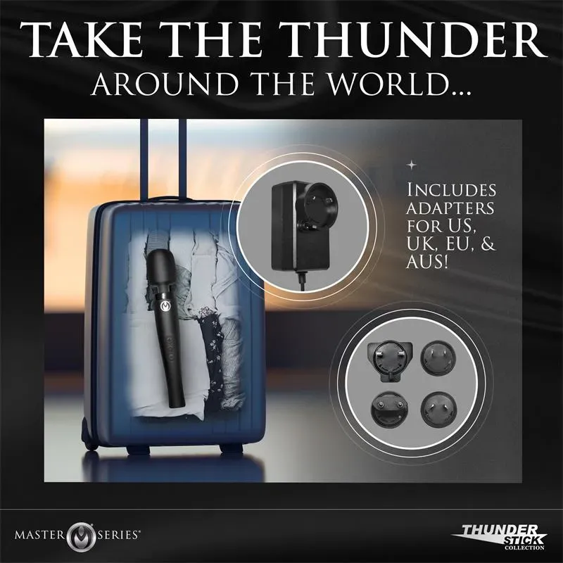 MASTER SERIES Thunderstick Pro wand-vibraattori