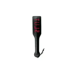 EasyToys Black Leather Paddle - Slut nahkaläpsytin