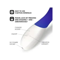 LELO MONA Wave G-pistevibraattori, Midnight Blue