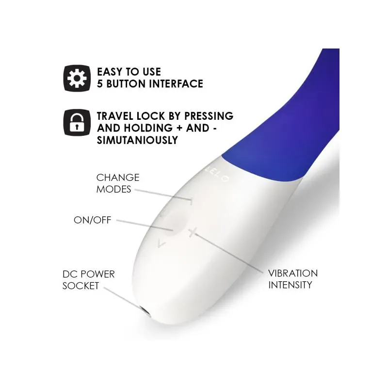 LELO MONA Wave G-pistevibraattori, Midnight Blue