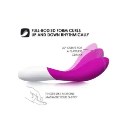 LELO MONA WAVE G-pistevibraattori, Deep Rose