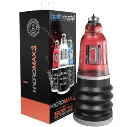 Bathmate Hydromax3 penispumppu, punainen