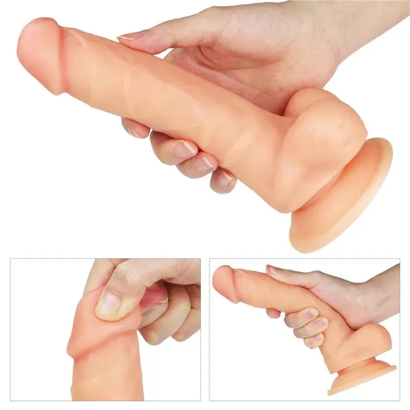 LOVETOY Strap-on 7.5 värisevä valjasdildo