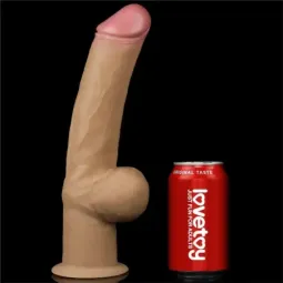 LOVETOY Dual Layered Dildo 12 realistinen dildo