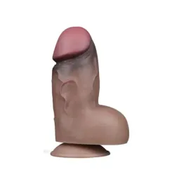 LOVETOY realistinen silikonidildo 18,2 cm