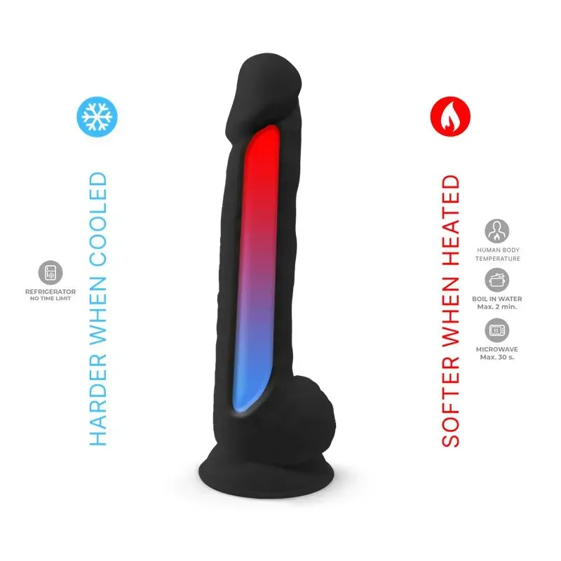 SILEXD Model 1 realistinen dildo, kaksi tiheyttä