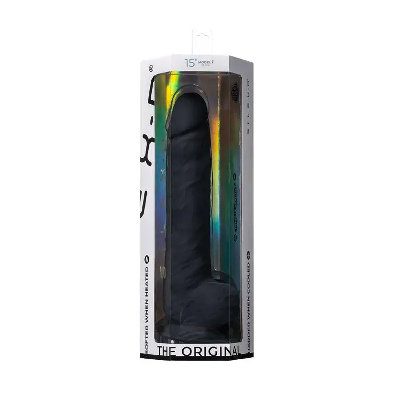 SILEXD Model 1 realistinen dildo, kaksi tiheyttä