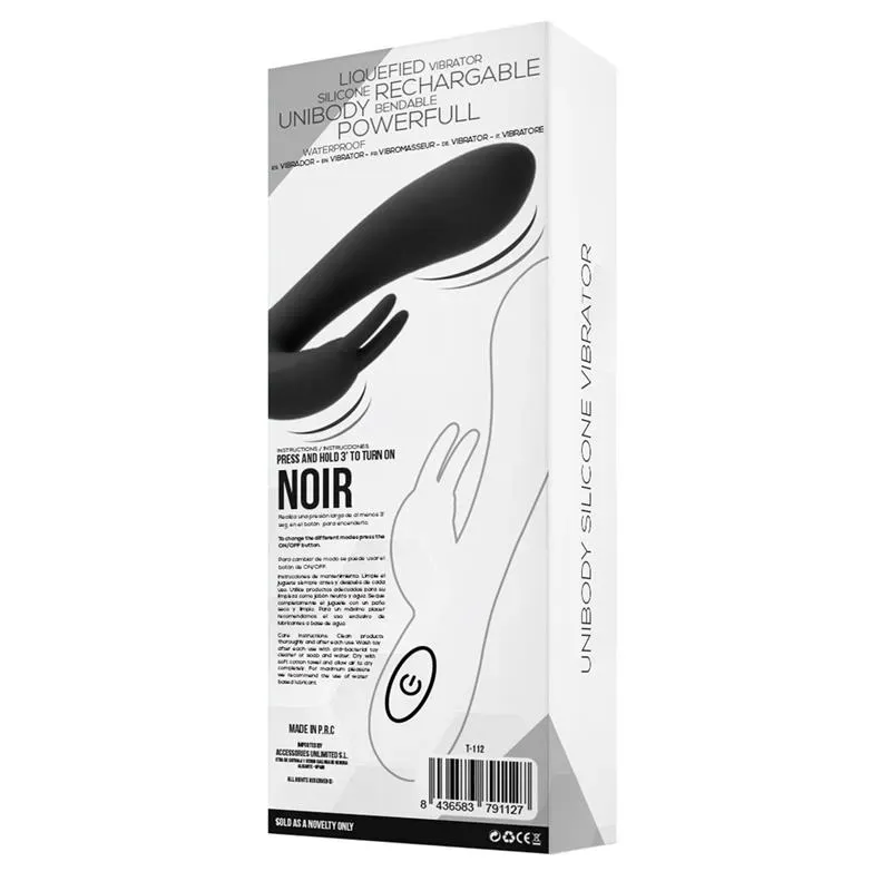 TARDENOCHE Noir Vibe rabbit-vibraattori, 2 moottoria