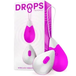 DROPS vibromuna kaukosäätimellä, silikoni, violetti