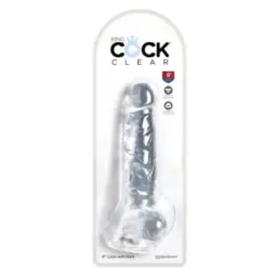 KING COCK realistinen dildo kiveksillä 8"