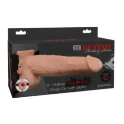 Fetish Fantasy Series strap-on 9" suihkutustoiminnolla