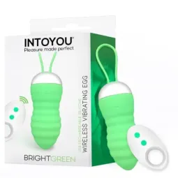 INTOYOU Brightgreen värisevä muna kaukosäätimellä