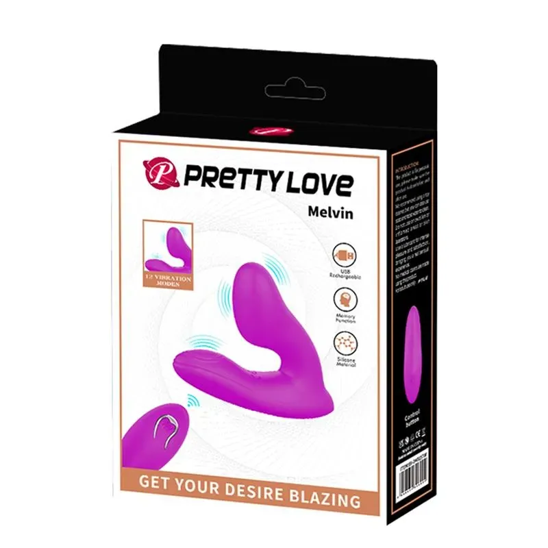 PRETTYLOVE Melvin värisevä anaalitappi kaukosäätimellä