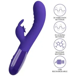 PRETTYLOVE Cerberus Youth rabbit-vibraattori