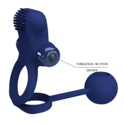 PRETTYLOVE Remington värisevä penisrengas