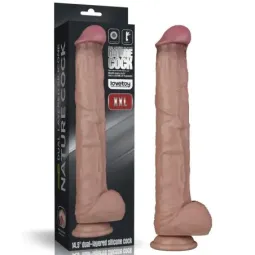 LOVETOY Dual Layered Bendable XXL dildo 14,5