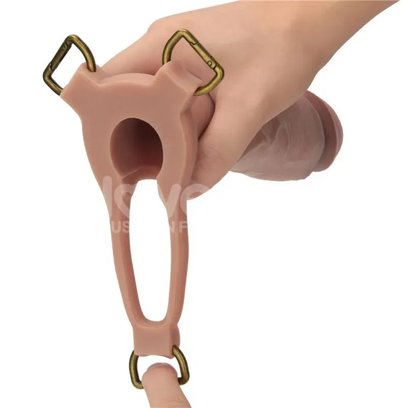 LOVETOY Ingen strap-on ontolla silikonidildolla