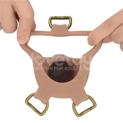 LOVETOY Ingen strap-on ontolla silikonidildolla