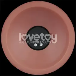 LOVETOY Dual Density värisevä dildo, 20 cm