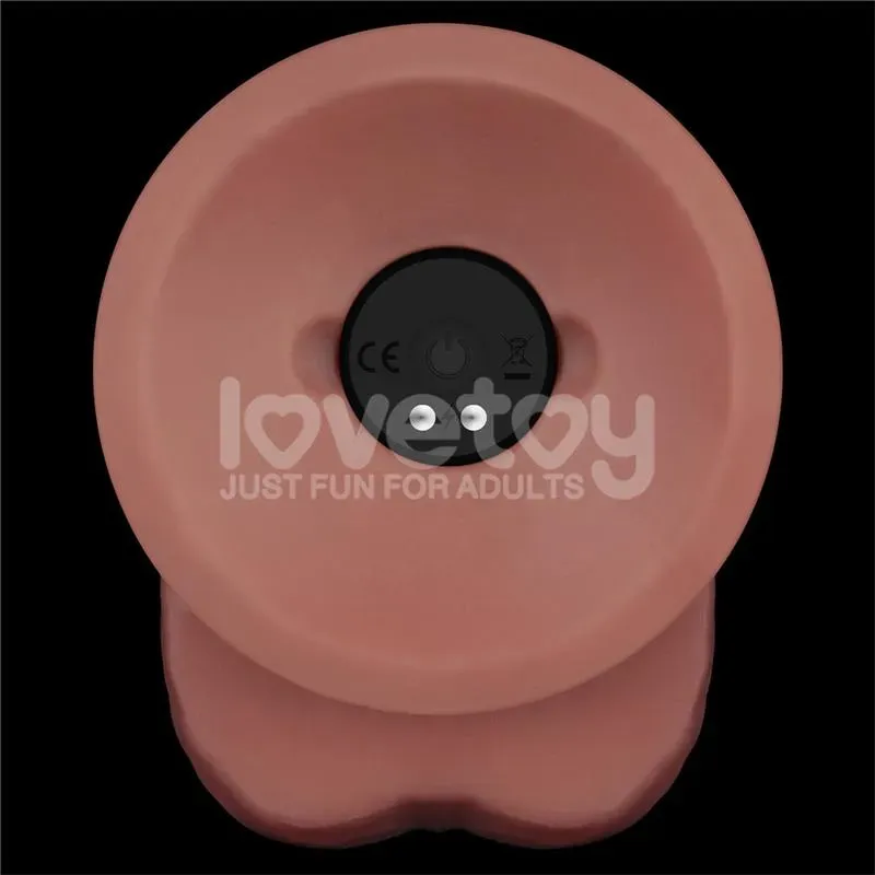 LOVETOY värisevä dildo, kaksitiheys, 23 cm