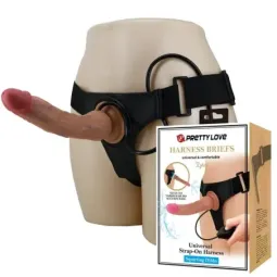 PRETTYLOVE Kyton strap-on ja ruiskuva dildo